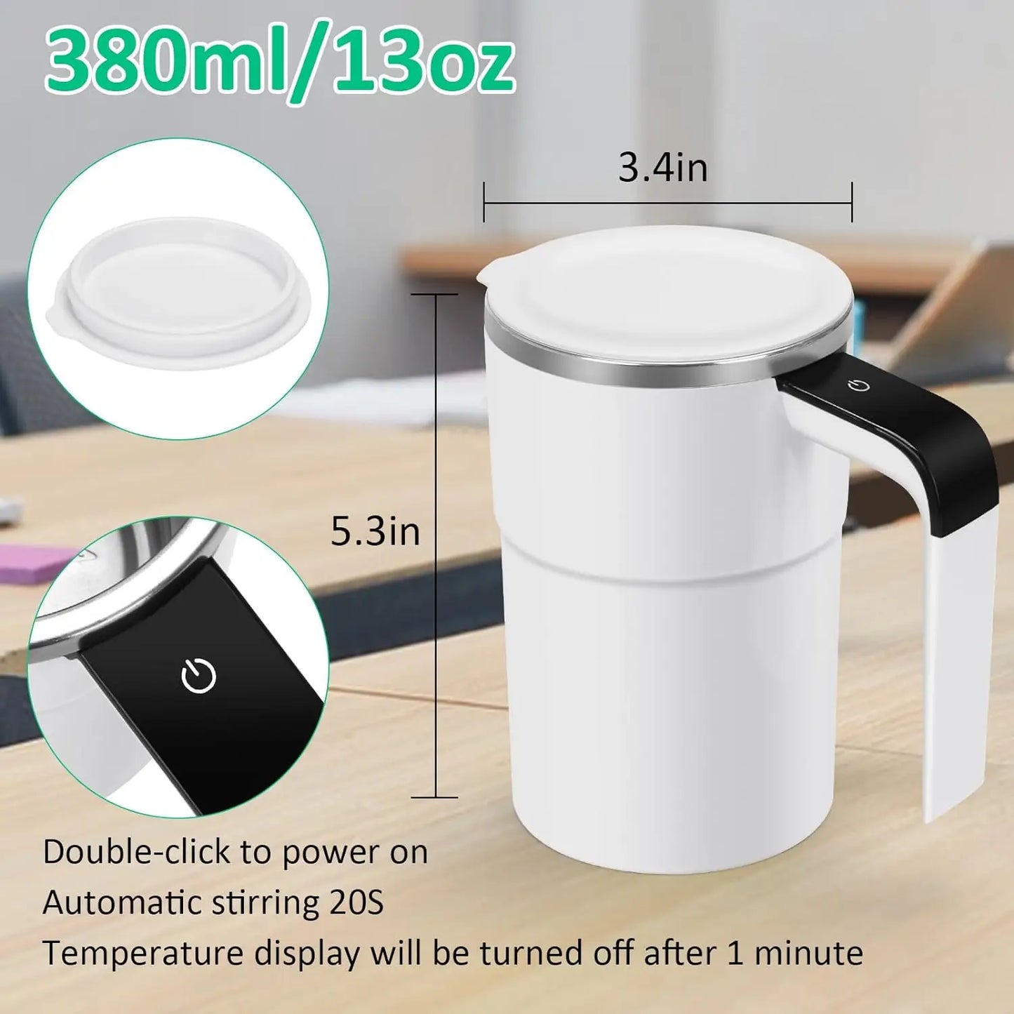 Automatic Self Stirring Magnetic Mug