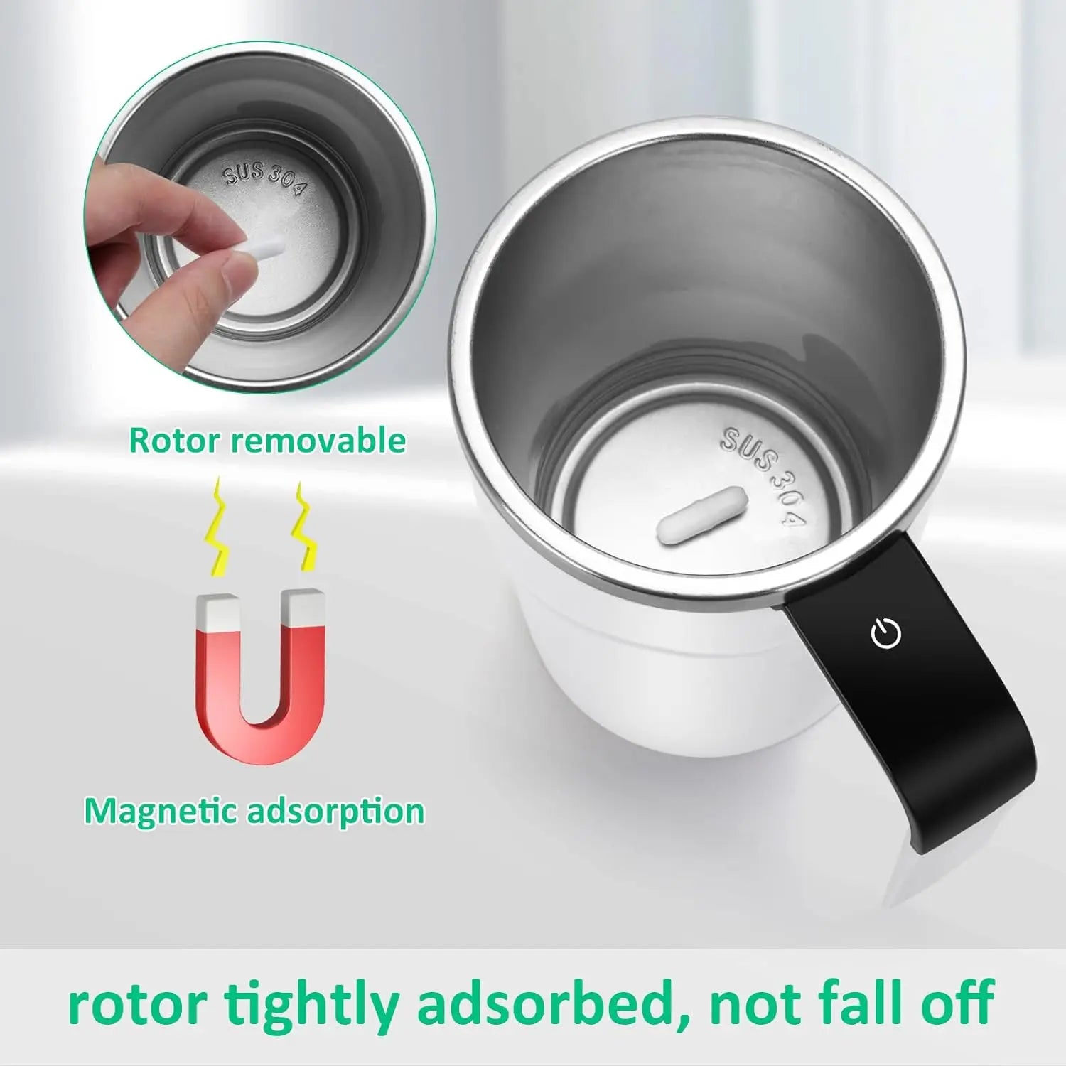 Automatic Self Stirring Magnetic Mug